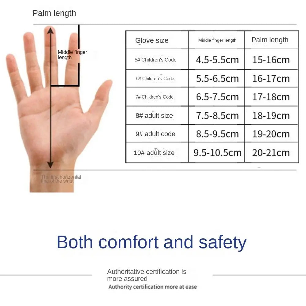 1 Pair Size 5-10 Goalkeeper Gloves Thickened Latex Football Goalie Gloves Adjustable And Breathable