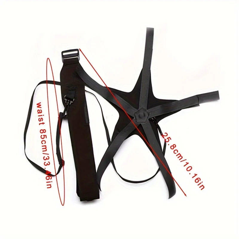 1 Set ofSoccer Training Equipment with Rope Bag,  Dribbling Belt