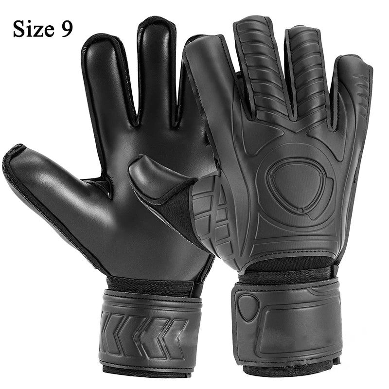 Size 5/6/7/8/9/10 Finger Save Goalkeeper Gloves Football Latex Guard Grip Protection Adults Soccer Fingerave Goalie Glove