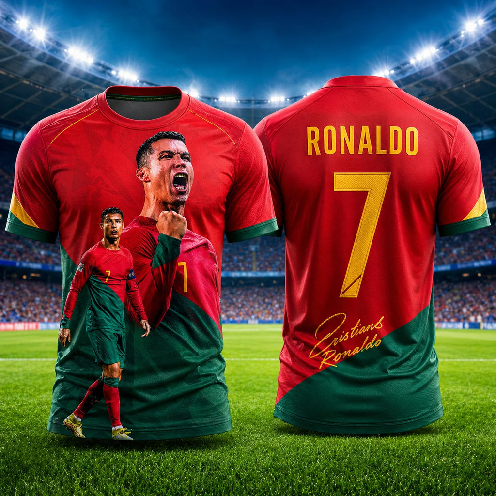 2026 New Ronaldo No.7 Football Jersey Oversized Breathable
