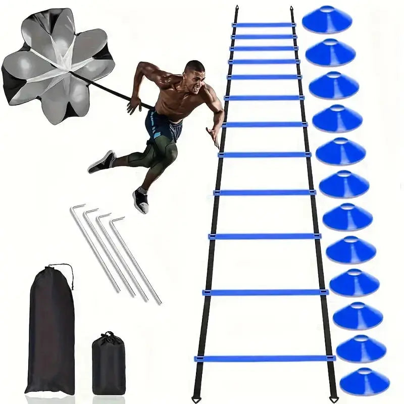 Soccer Training Equipment Fitness Speed Training Resistant Parachute Chute Running Umbrella