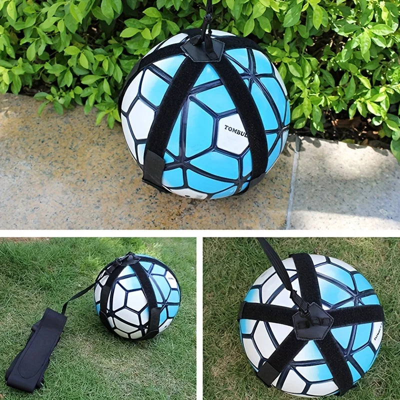 1 Set ofSoccer Training Equipment with Rope Bag,  Dribbling Belt