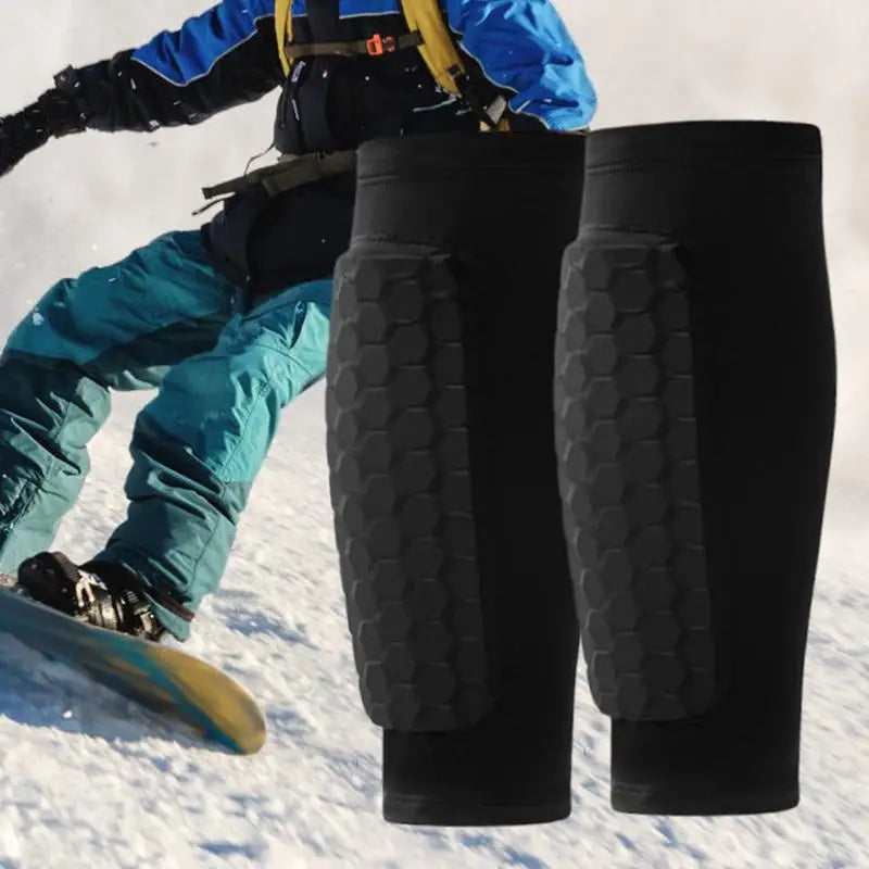 Shin Guards Honeycomb Adult Ski Guard Socks Breathable Shin Guards Soccer For Sports For Kids And Adults