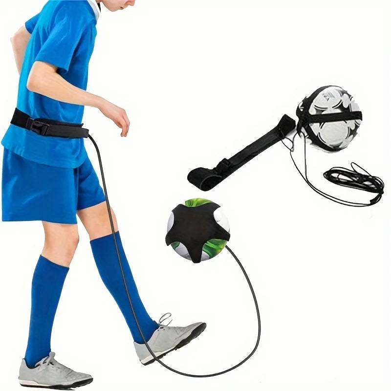 1 Set ofSoccer Training Equipment with Rope Bag,  Dribbling Belt