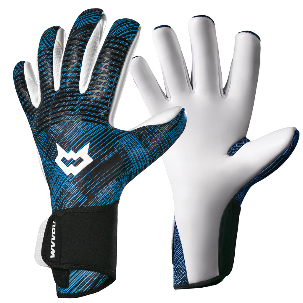 WVVOUgoalkeeper gloves, breathable professional goal keeper gloves with 4+3mm sticky latex palm, Guantes De Portero for training