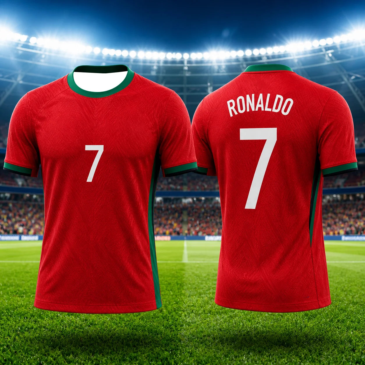 Fashion Ronaldo Unisex Jersey Collectible Soccer Fan T Shirt Lightweight Breathable Football Sportswear For Men Women Streetwear