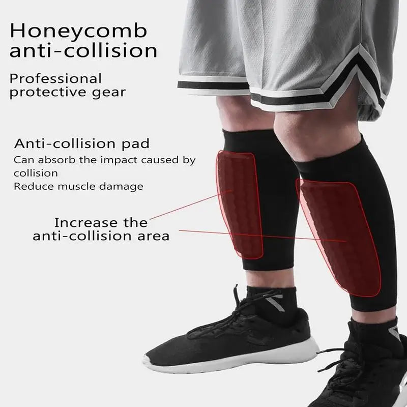 Shin Guards Honeycomb Adult Ski Guard Socks Breathable Shin Guards Soccer For Sports For Kids And Adults